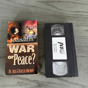 Jerusalem: War or Peace? VHS Tape Black Gold One Size